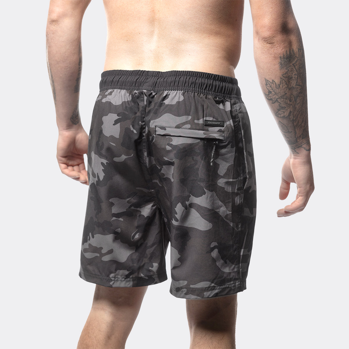 Jack Hybrid Short - Black Camo