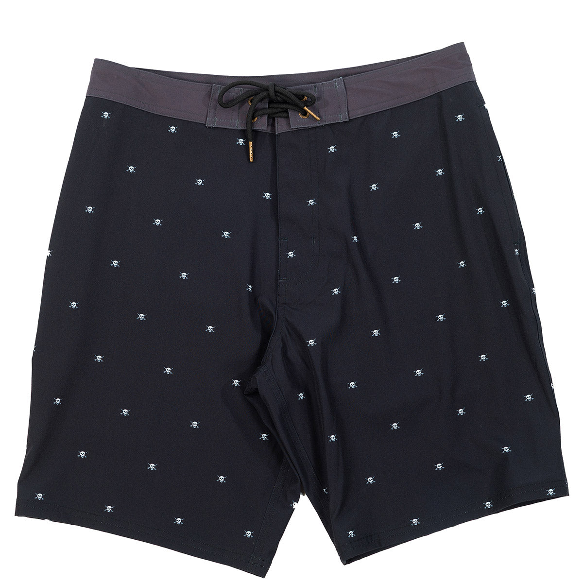 Jasper 19" Boardshort - Black/White