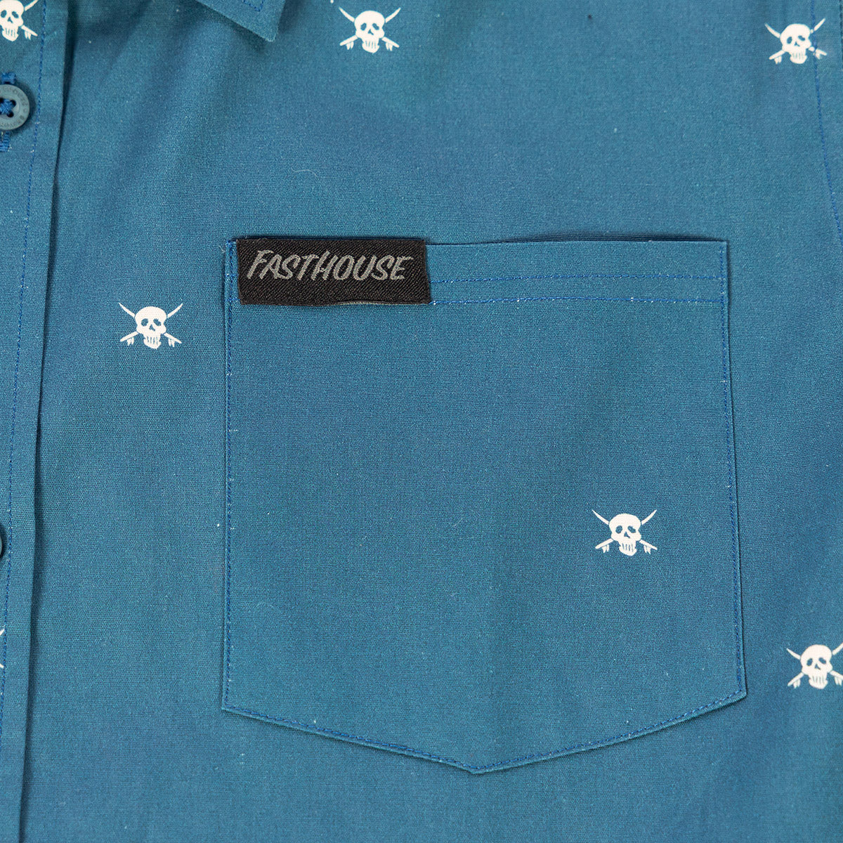 Jasper Button Up - Vintage Blue