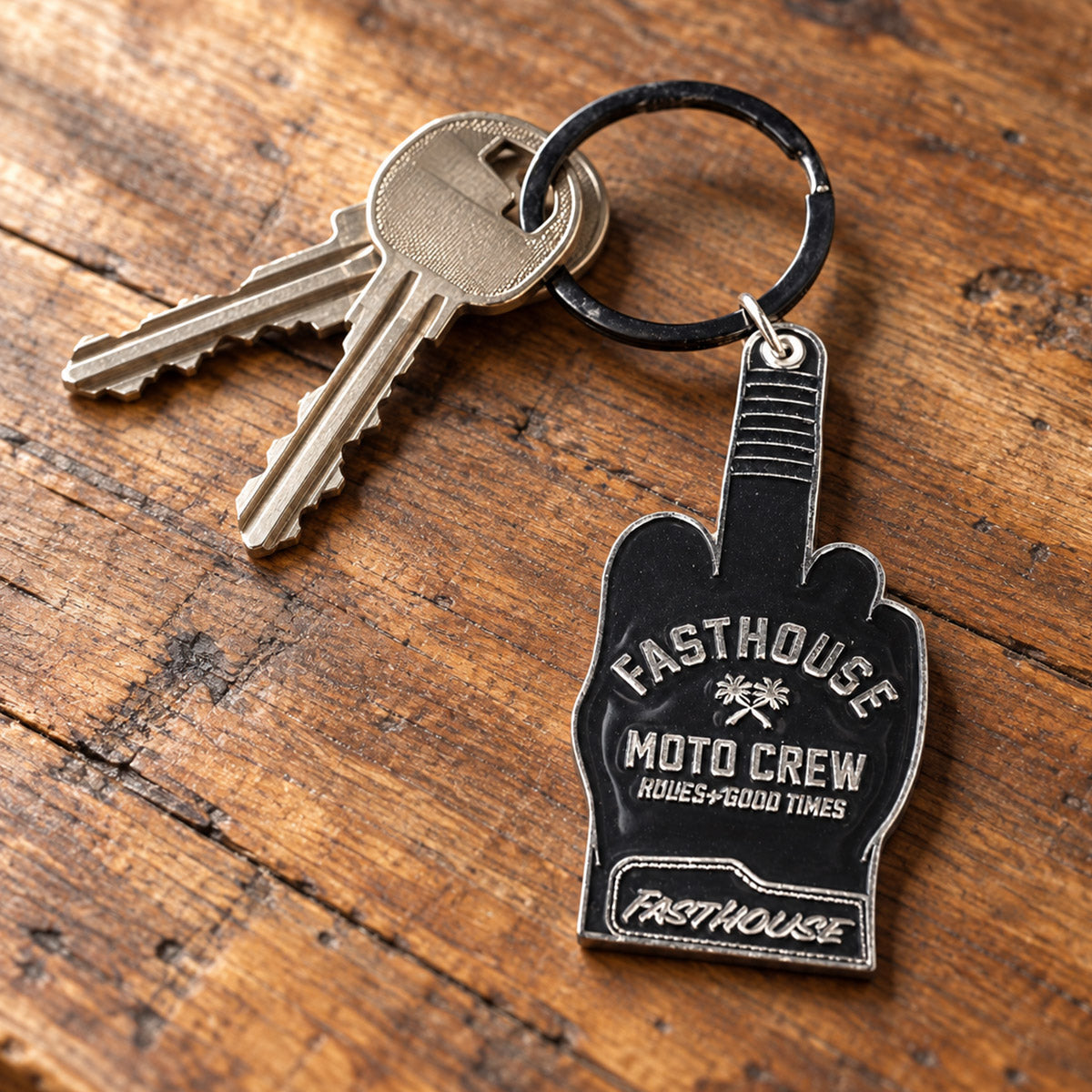 Number One Enamel Key Chain