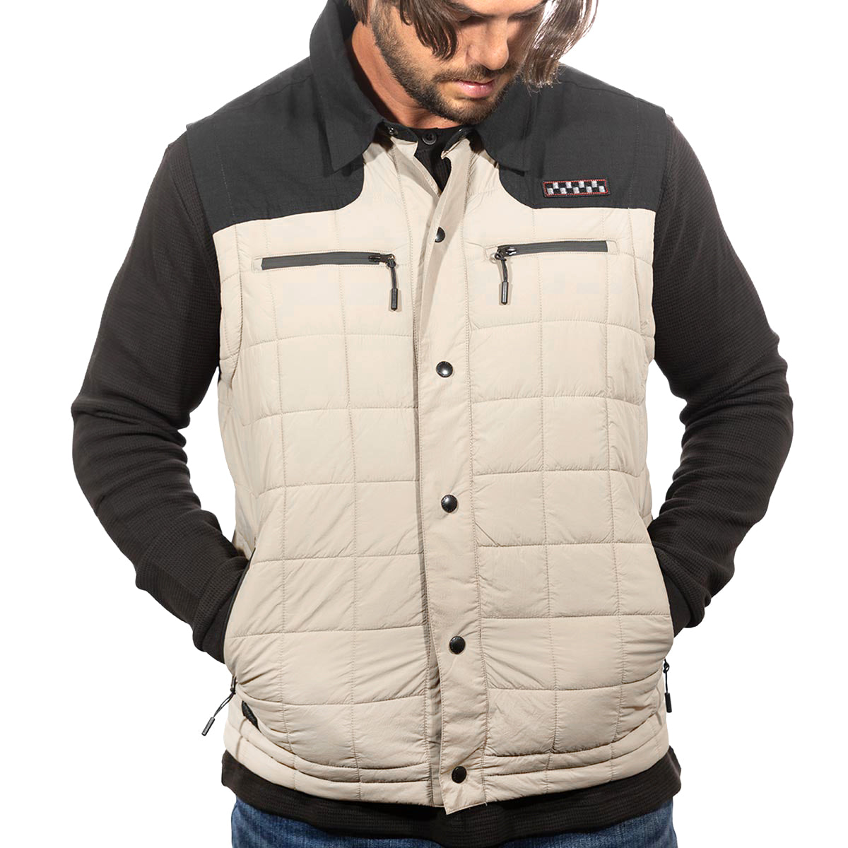 Logan Puffer Vest - Griege