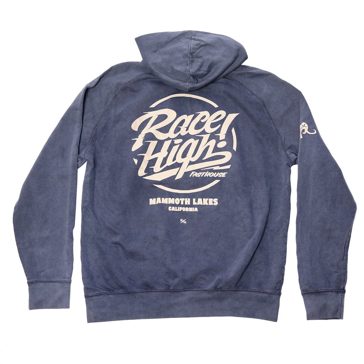 Mammoth Race High Hooded Pullover 2023 - Vintage Denim