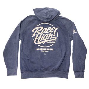 Mammoth Race High Hooded Pullover 2023 - Vintage Denim