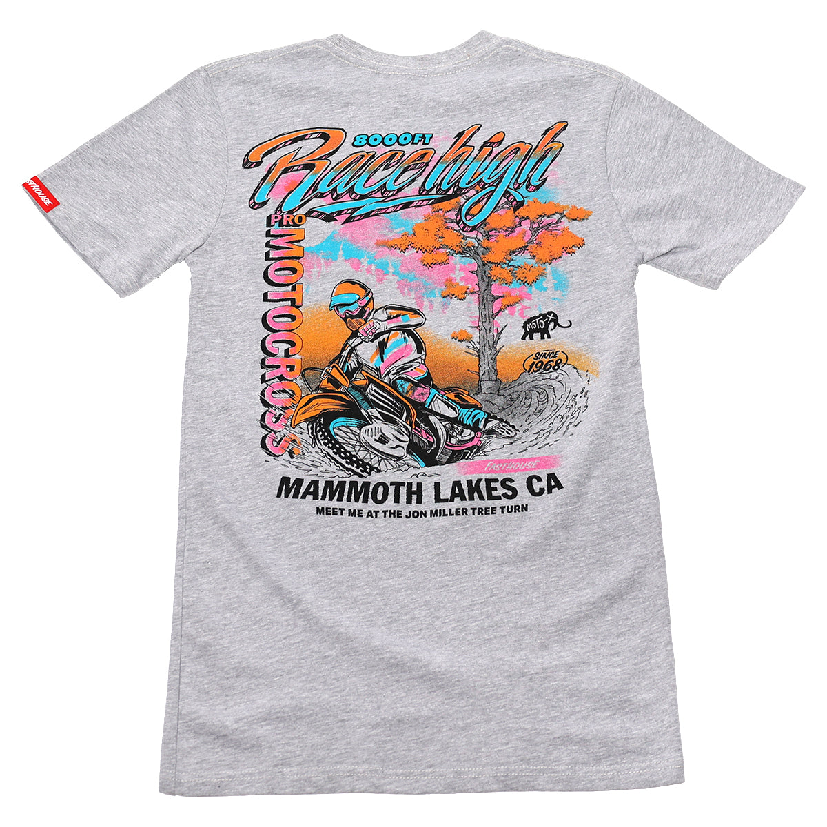 Mammoth Race High Tree Turn Tee 2023 - Heather Gray