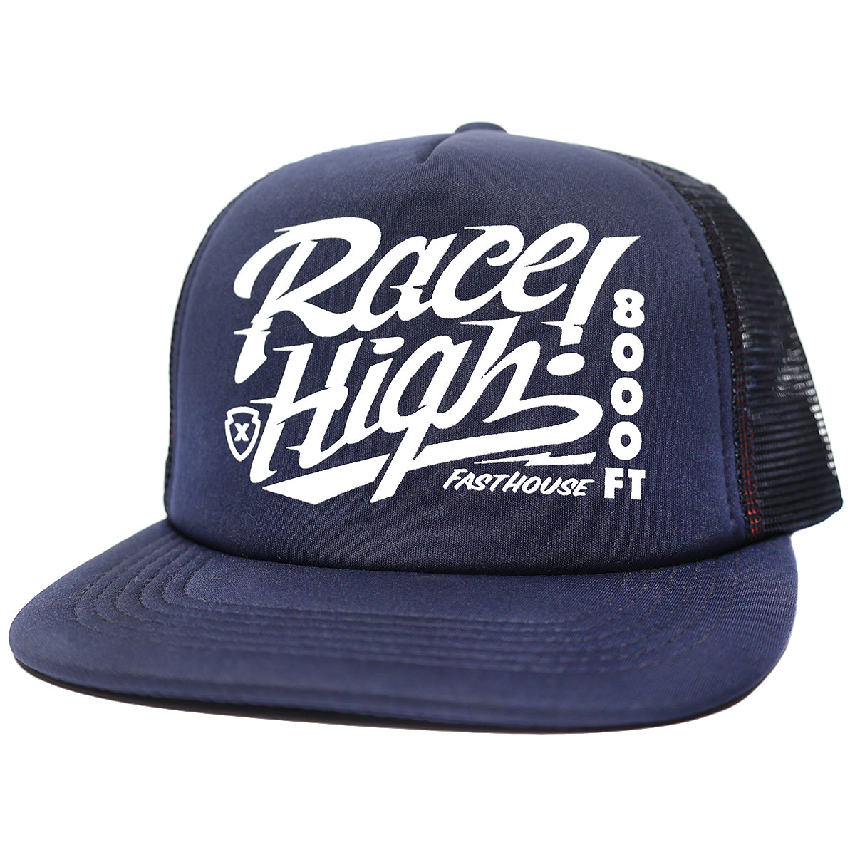 Mammoth Race High Trucker Hat 2023 - Navy