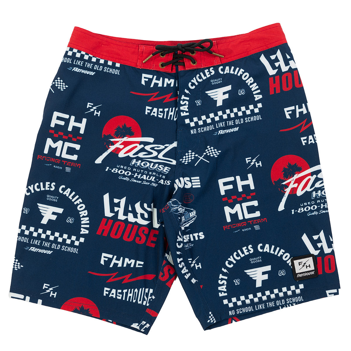Medly 21" Boardshort - Navy/Red
