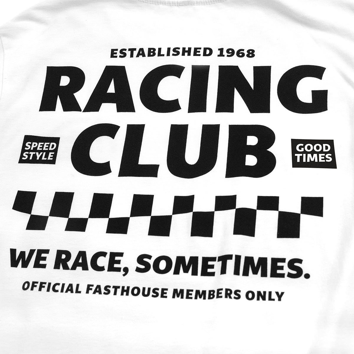 Members Only Long Sleeve Tee - White