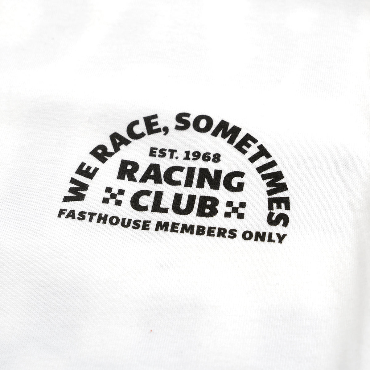 Members Only Long Sleeve Tee - White