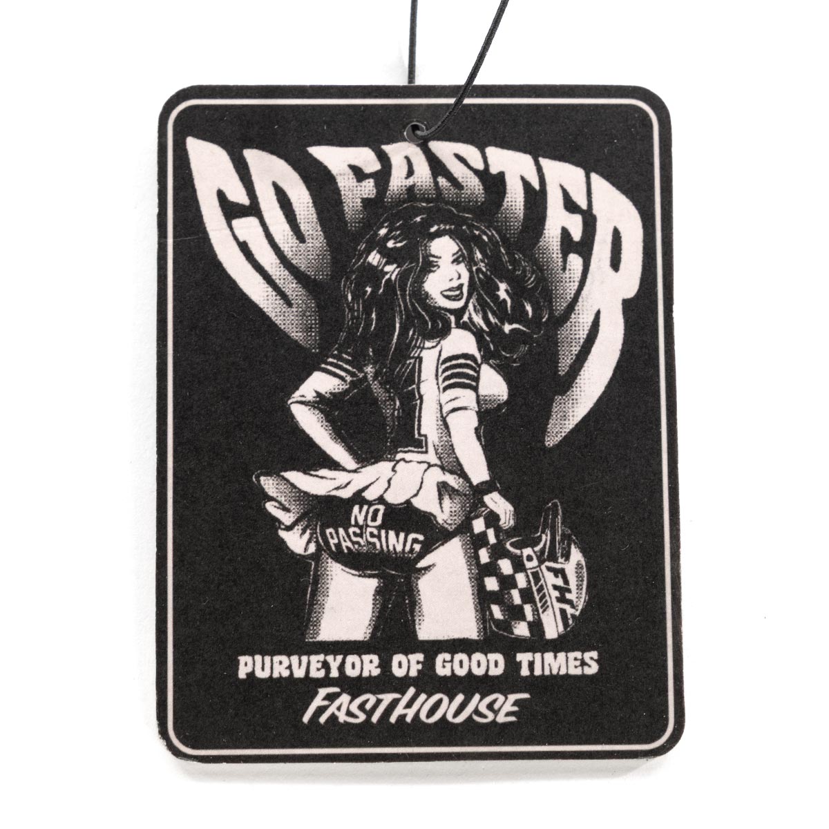 Air Freshener No Pass - Black