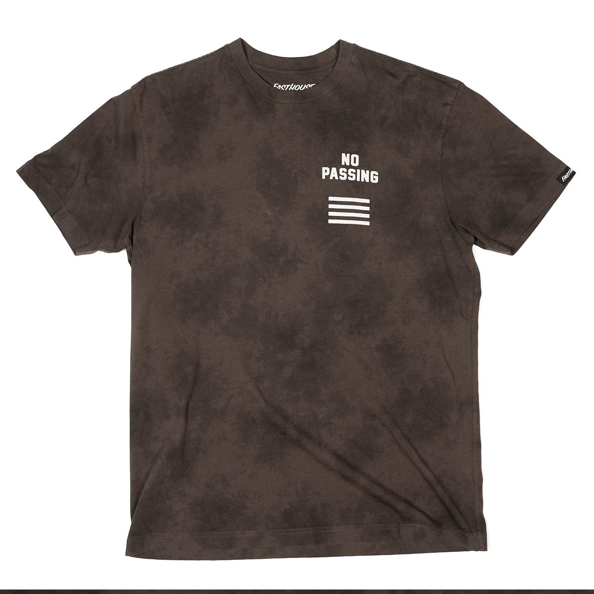 No Pass Tee - Black Crystal Wash