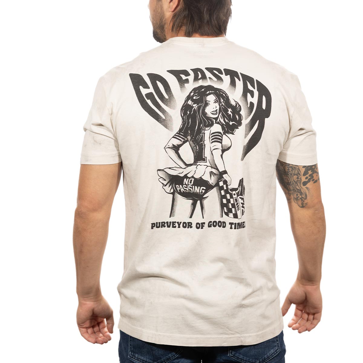 No Pass Tee - Cloud Crystal Wash