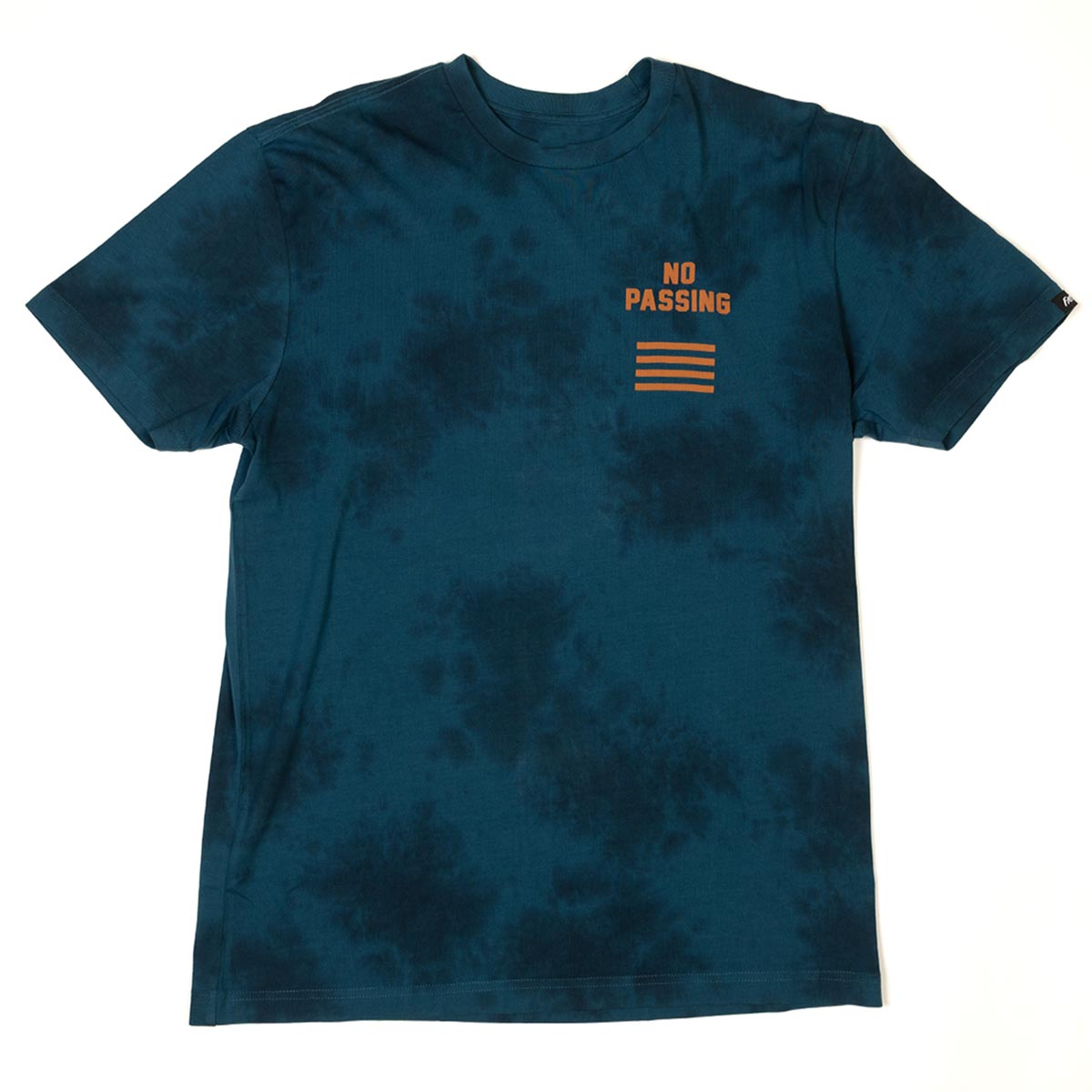No Pass Tee - Indigo Crystal Wash