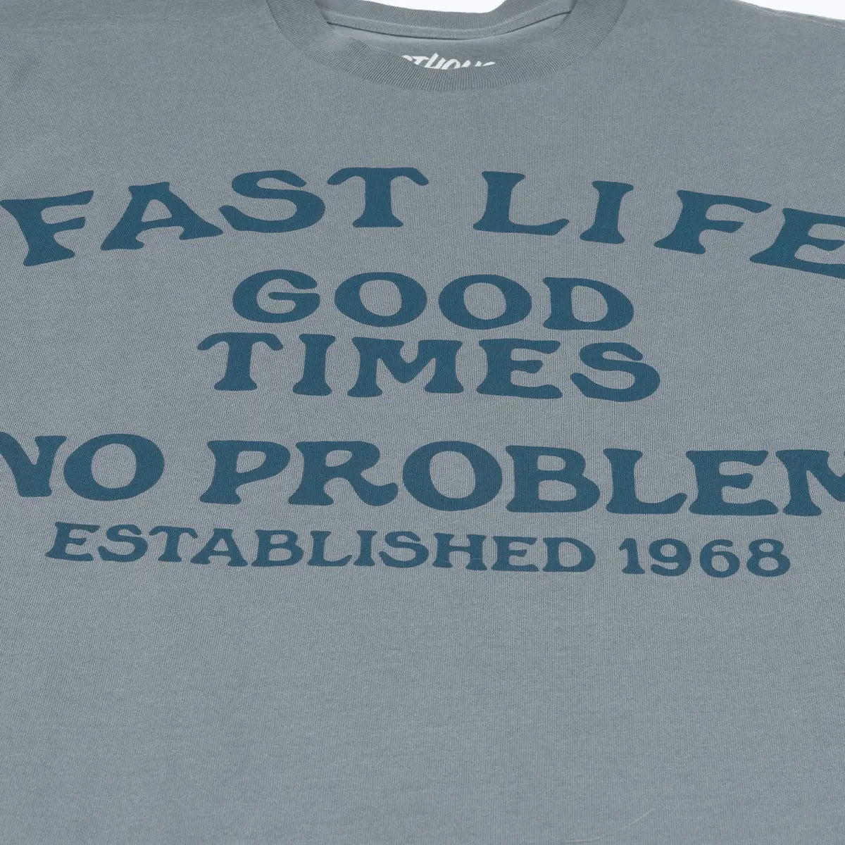No Problem Tee - Denim Fasthouse