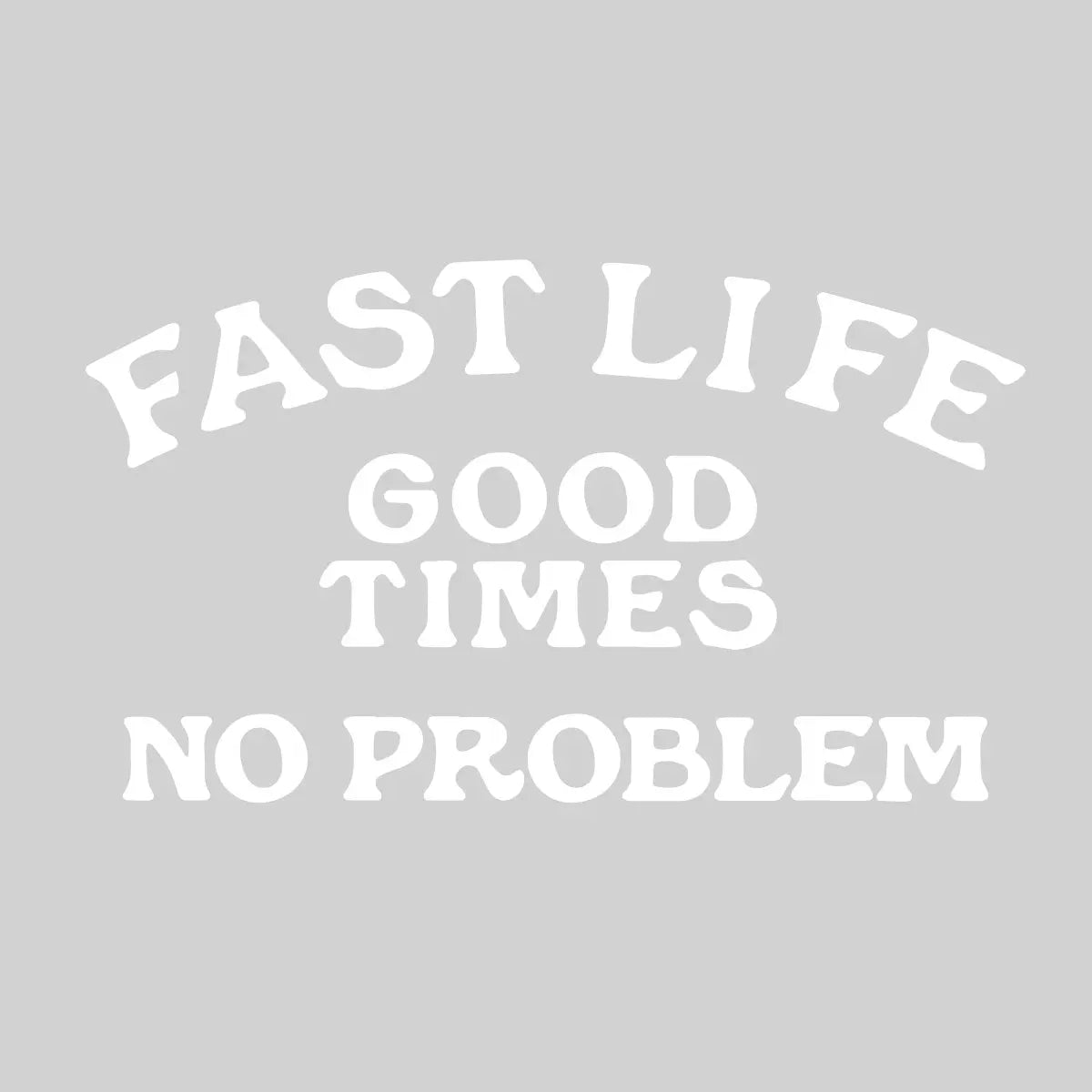 No Problem Die Cut Sticker Fasthouse