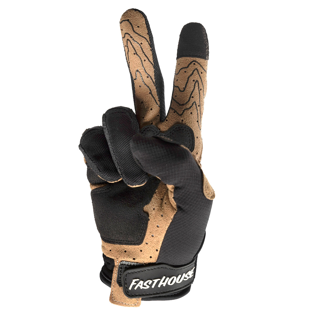 Off-Road Sand Cat Glove - Black/Black