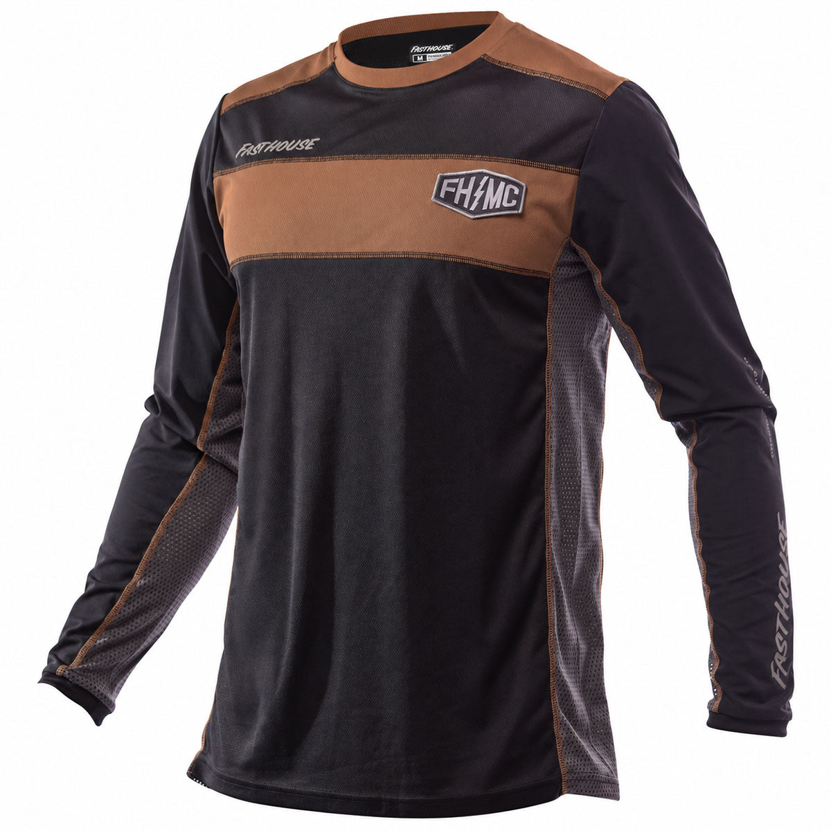 Off-Road Bronx LS Jersey - Black/Camel