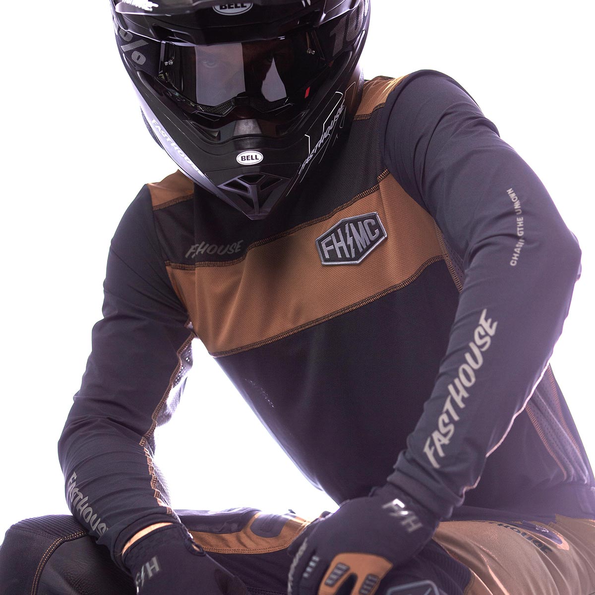 Off-Road Bronx LS Jersey - Black/Camel