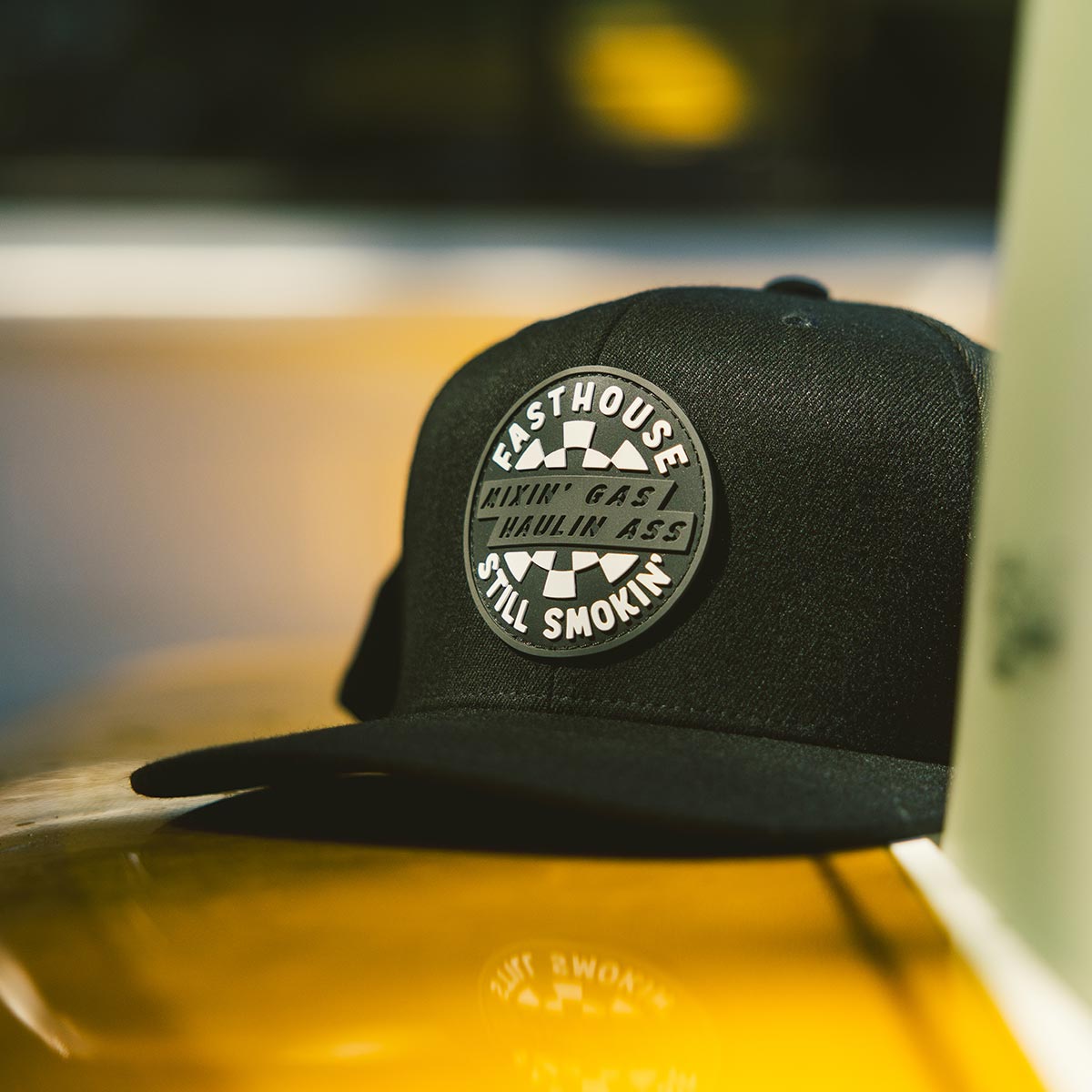 Oil Burner 110 Hat - Black