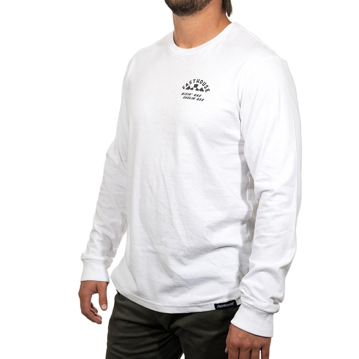 Oil Burner LS Tee - White