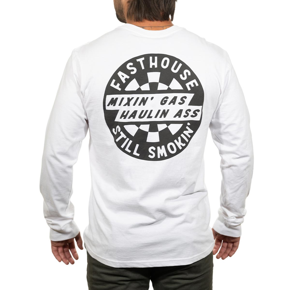 Oil Burner LS Tee - White