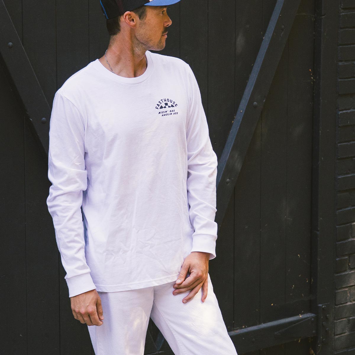 Oil Burner LS Tee - White