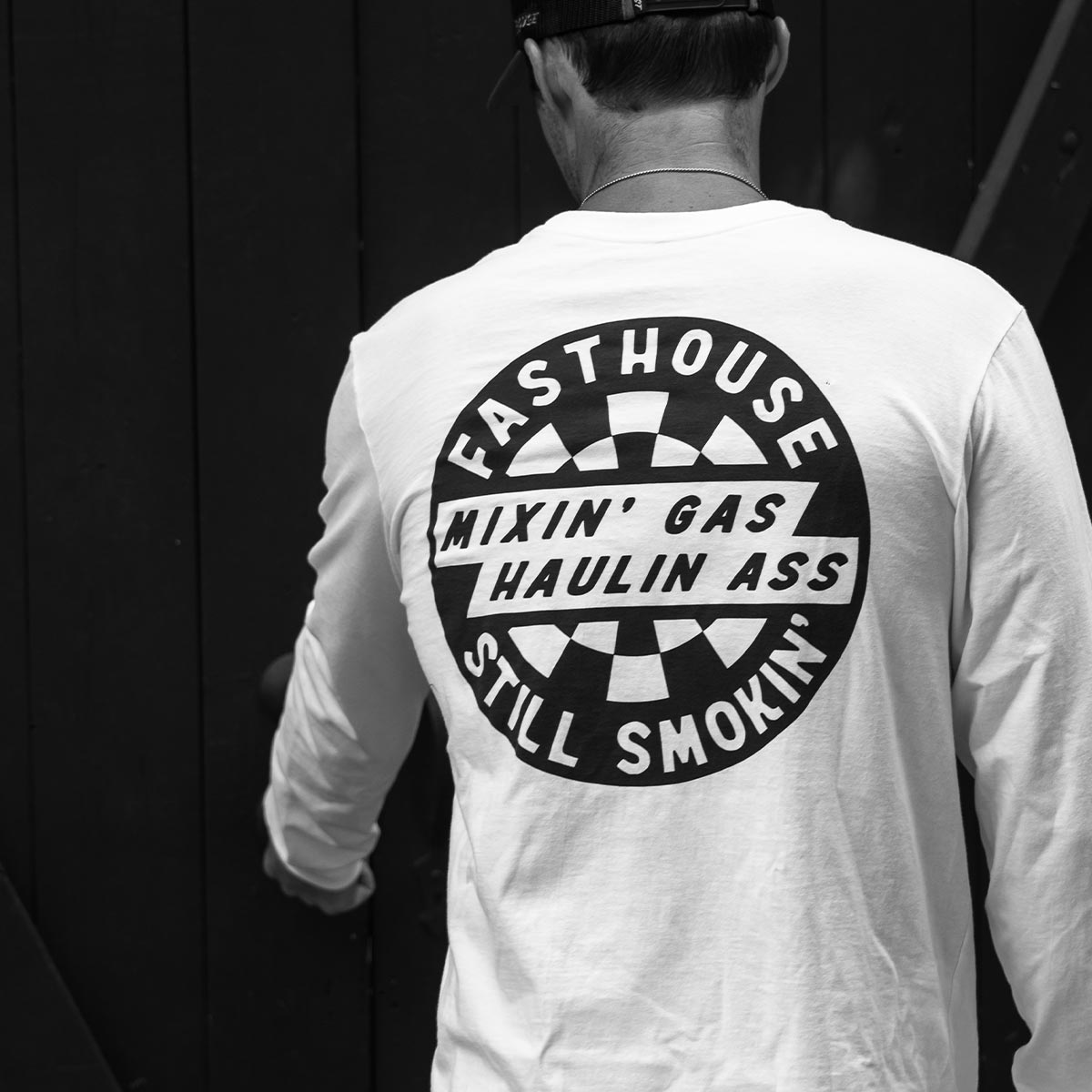 Oil Burner LS Tee - White