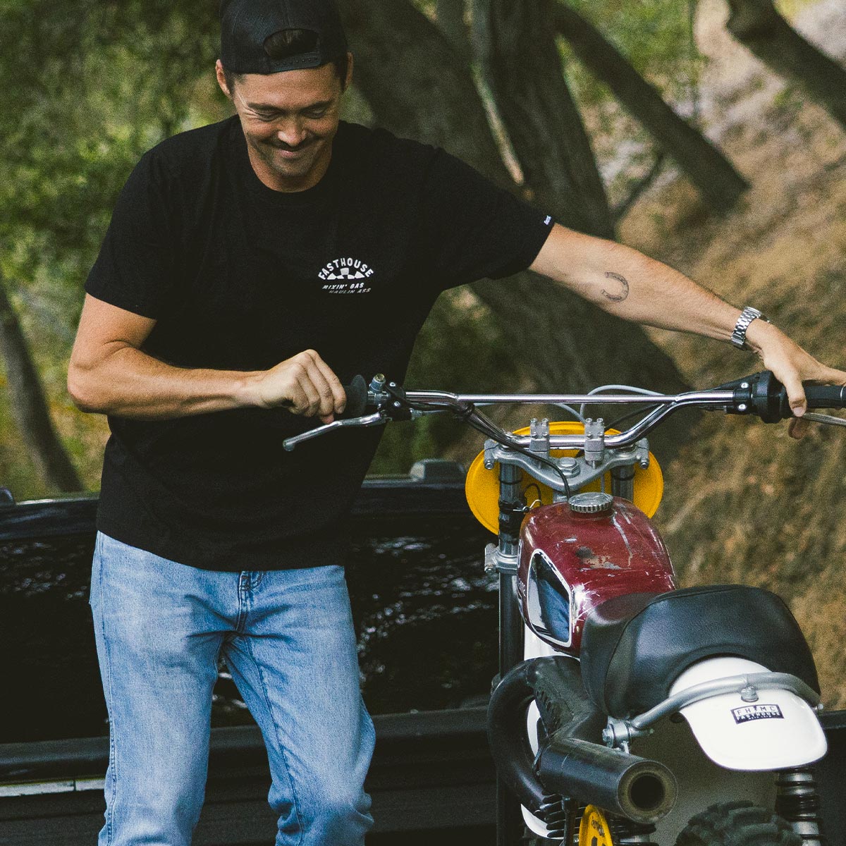 Oil Burner Tee - Black