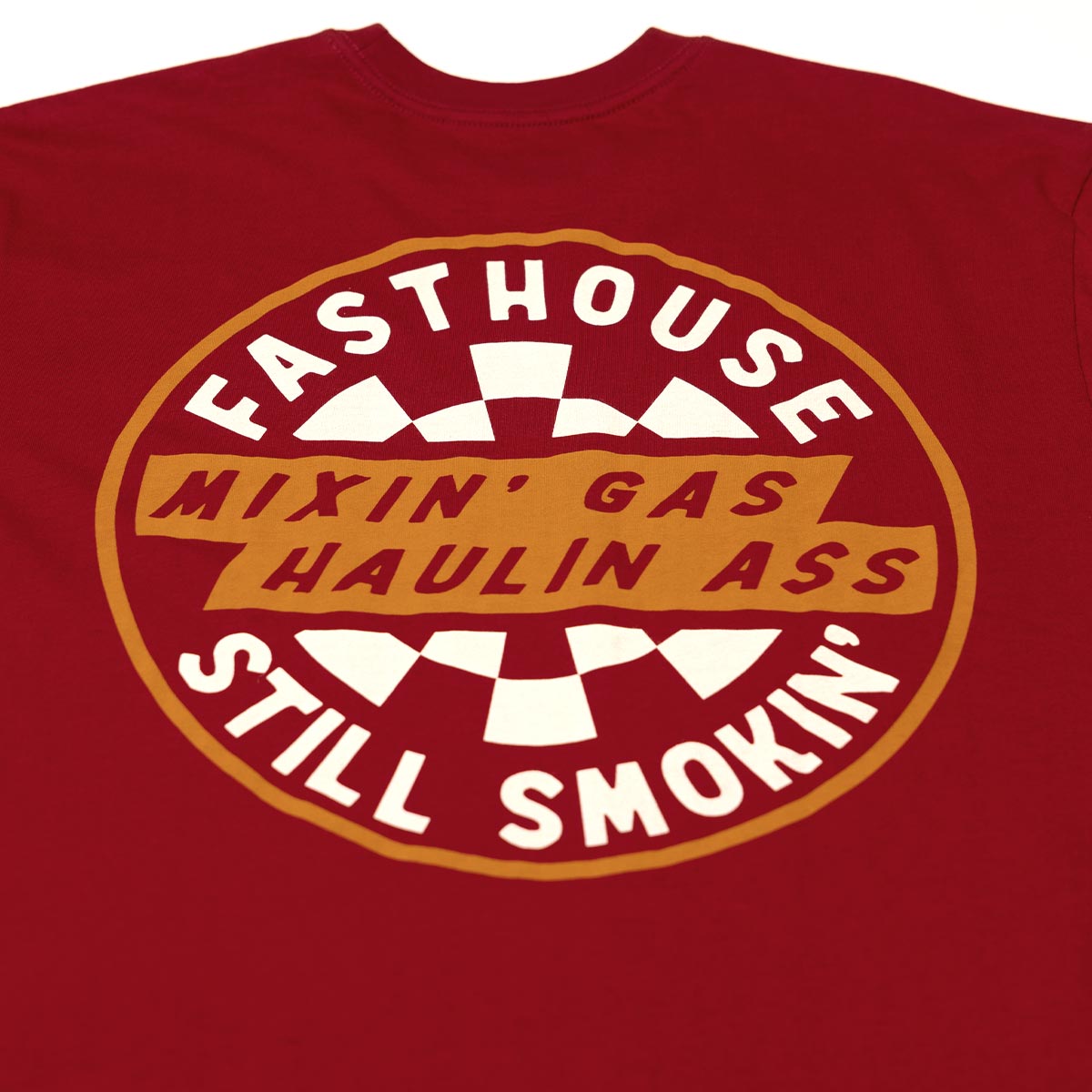 Oil Burner Tee - Cardinal