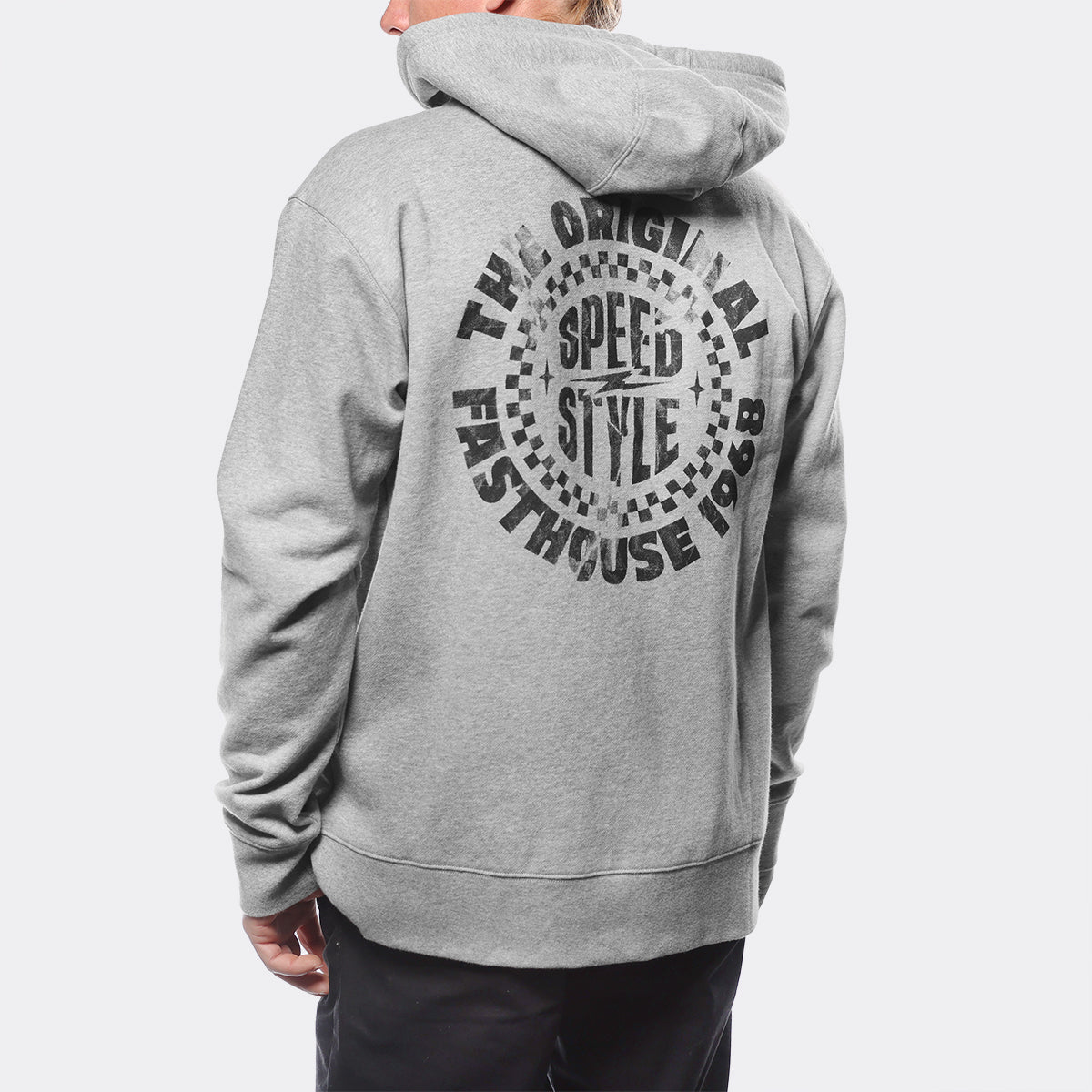 Origin Hooded Zip-Up - Heather Gray