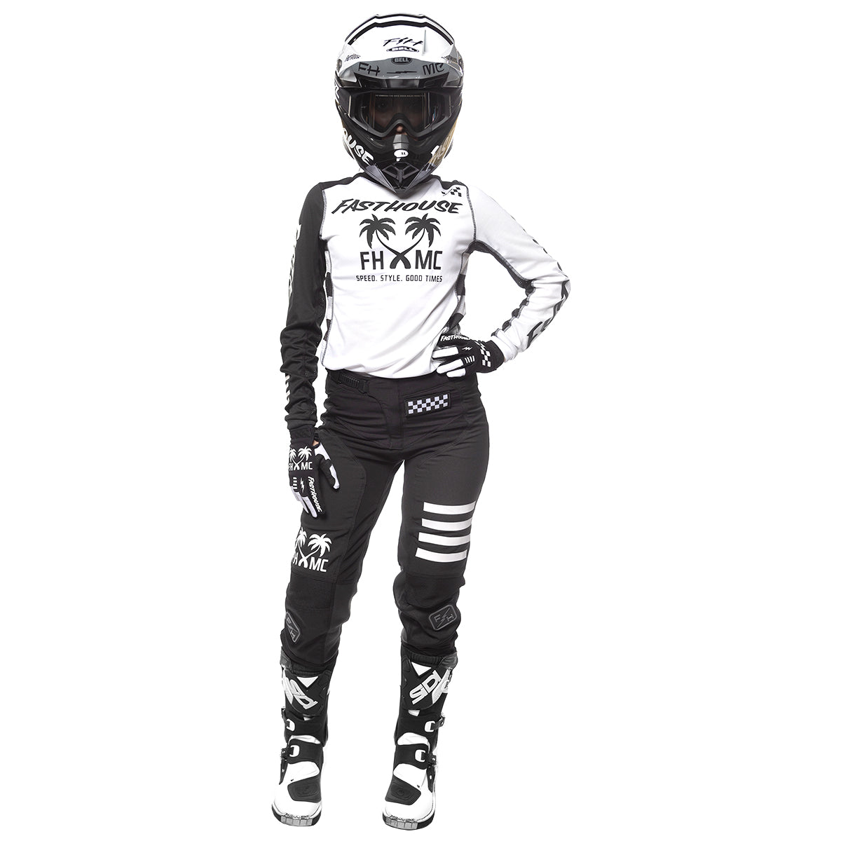 Grindhouse Paradise Women's Jersey - White/Black