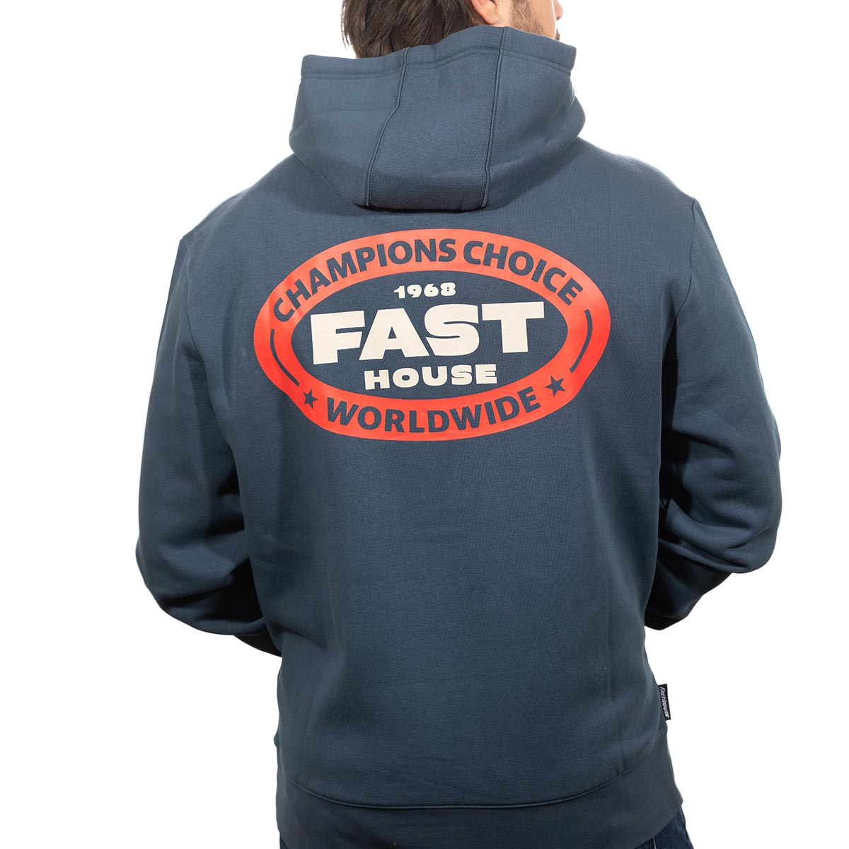 Petrol Hooded Pullover - Indigo