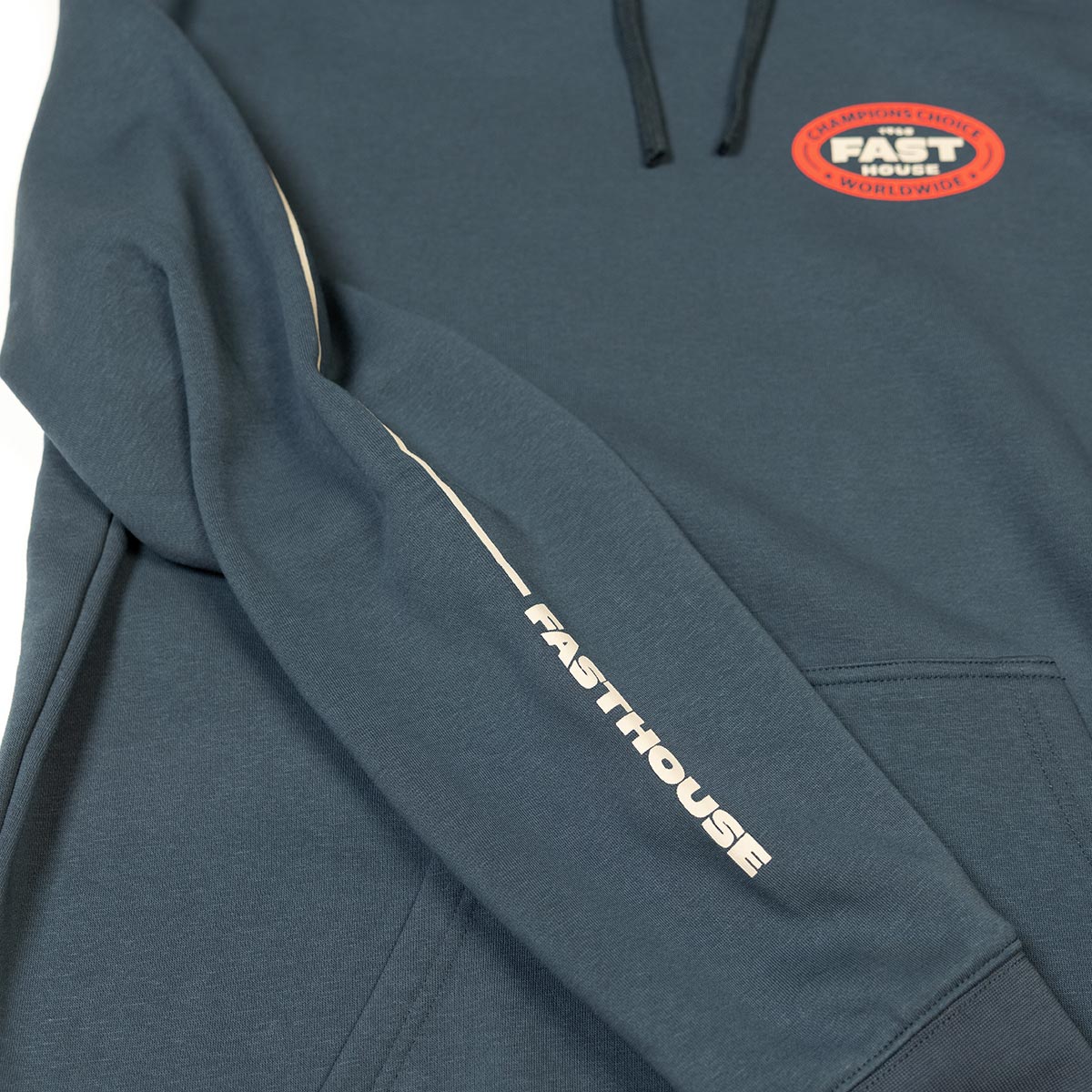 Petrol Hooded Pullover - Indigo