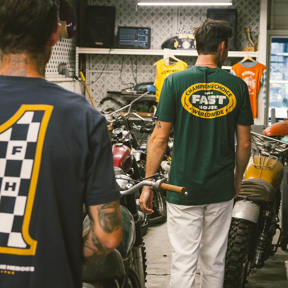 Petrol SS Tee - Forest Green