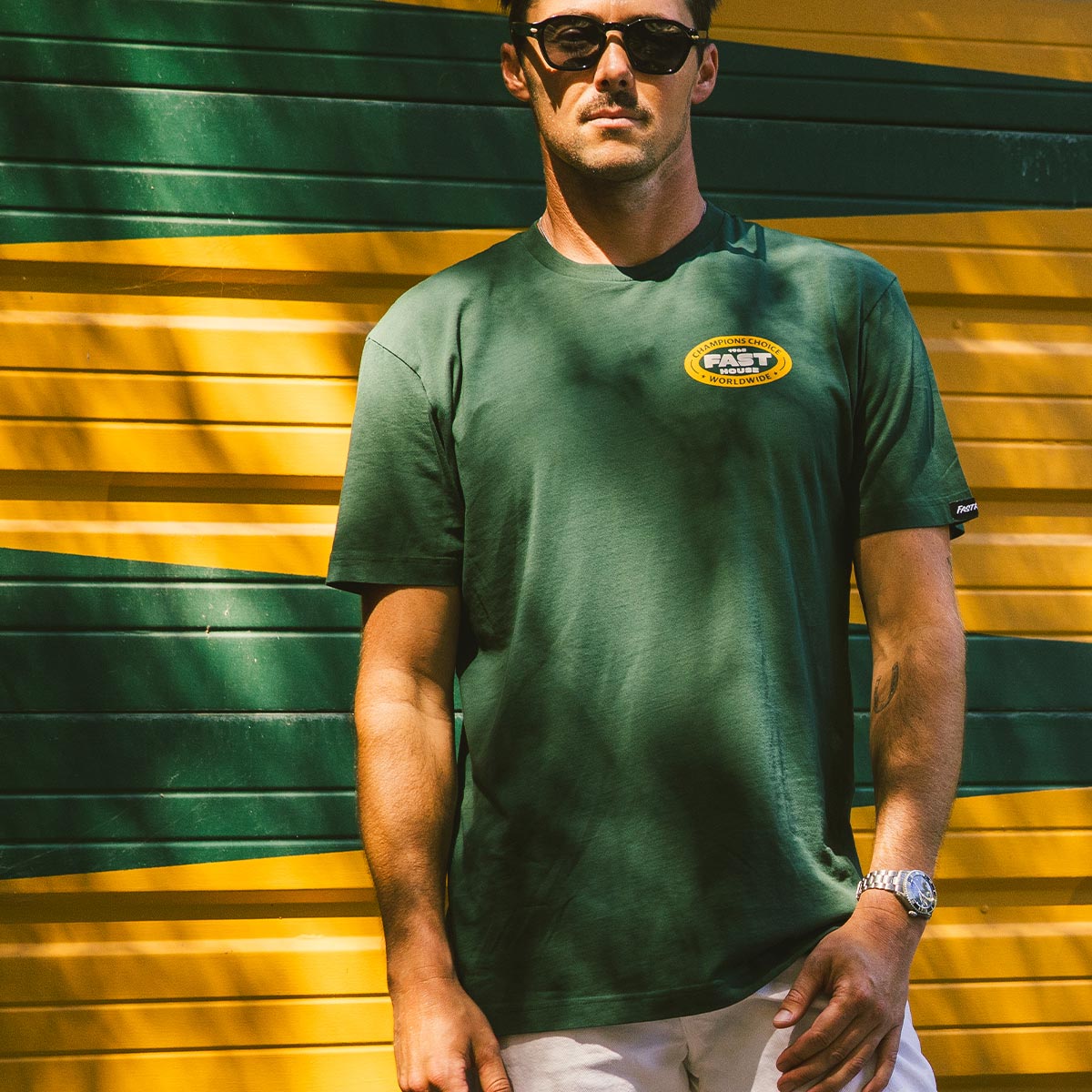 Petrol SS Tee - Forest Green