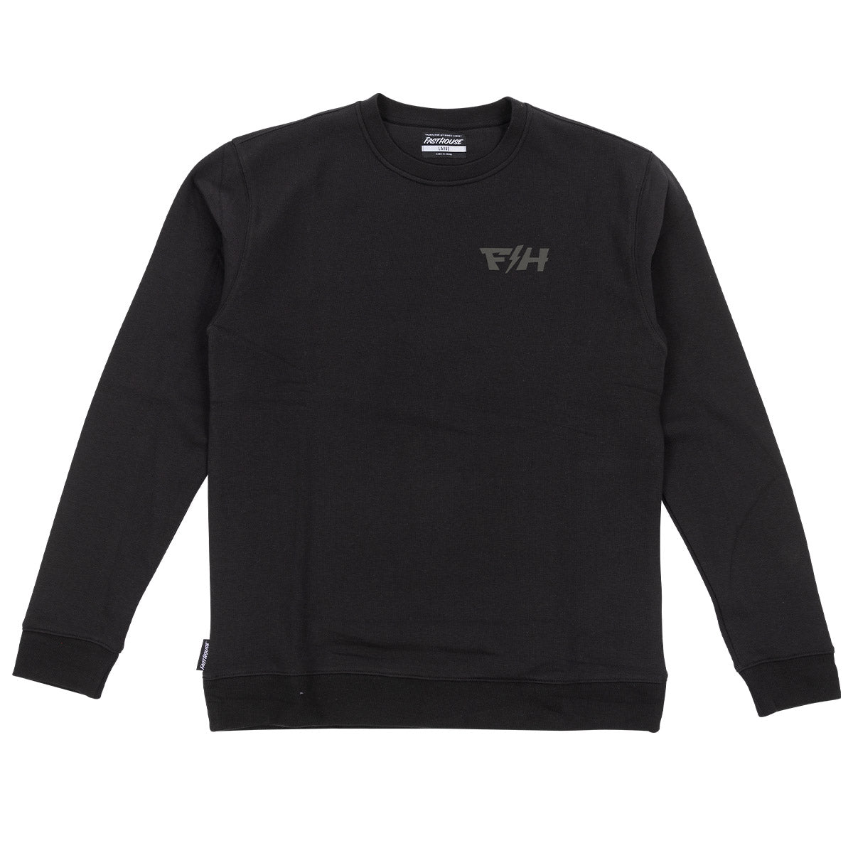 Pillar Crew Neck Pullover - Black