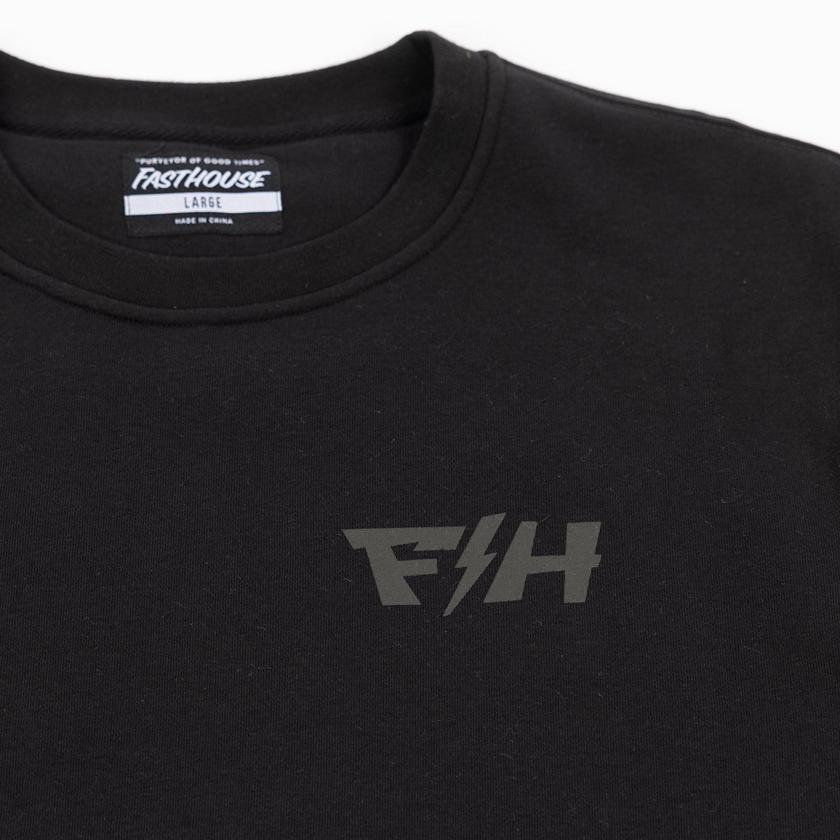 Pillar Crew Neck Pullover - Black