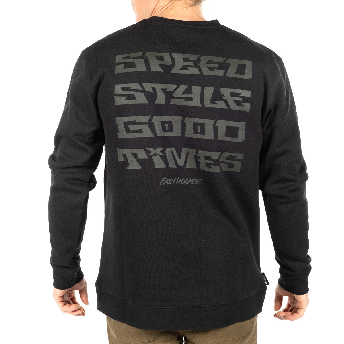 Pillar Crew Neck Pullover - Black