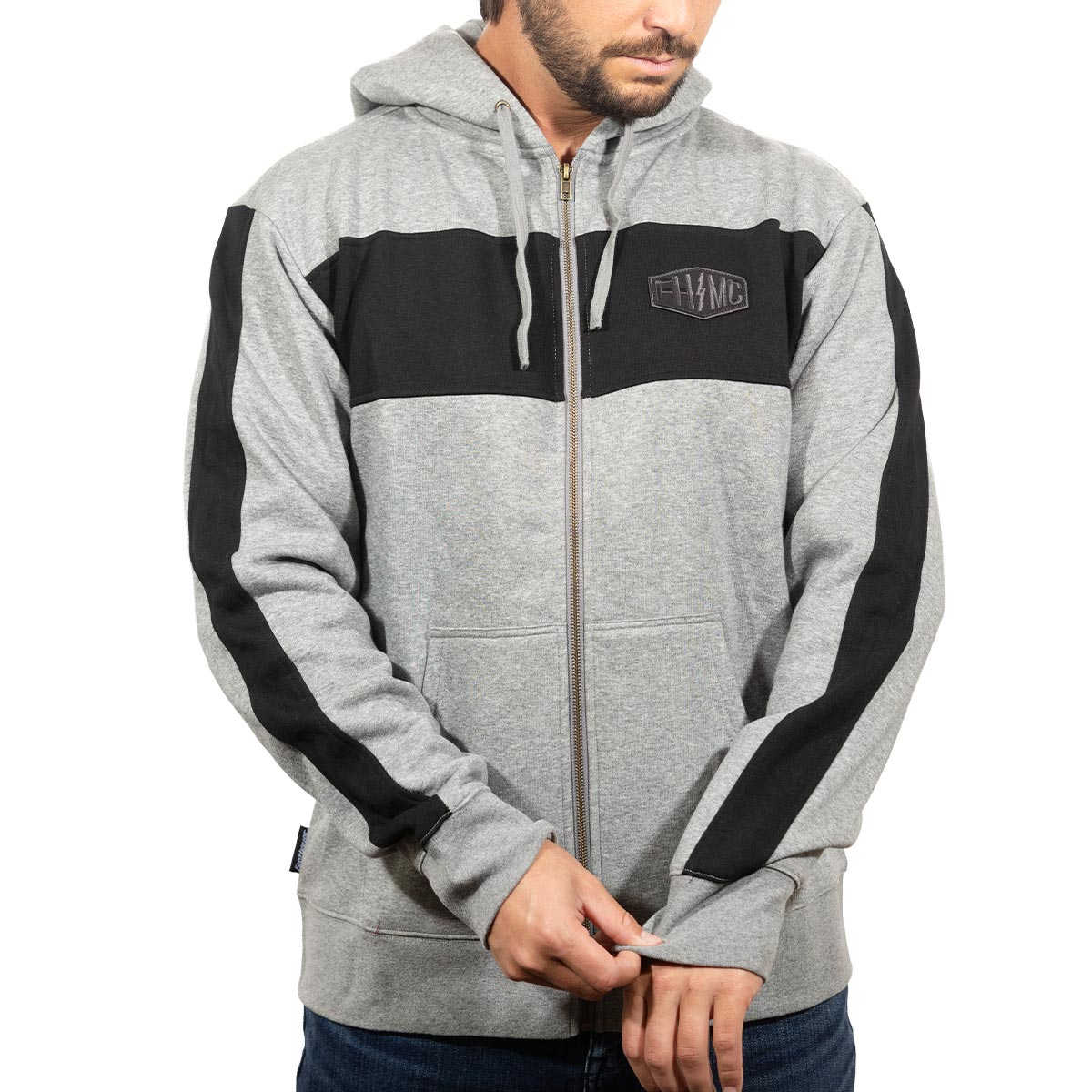 Rapid Hooded Zip-Up - Gray