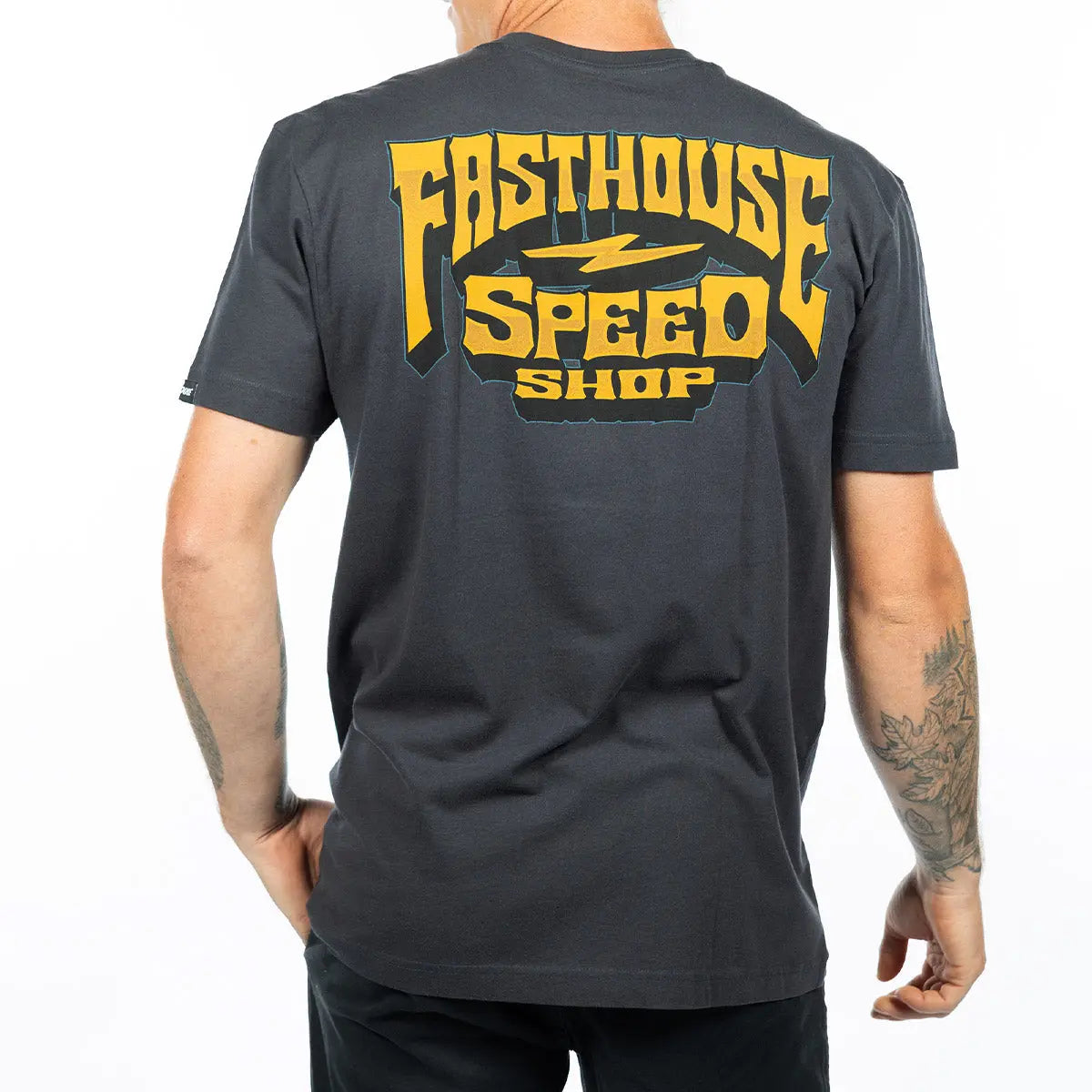 Record Tee - Graphite Black Fasthouse