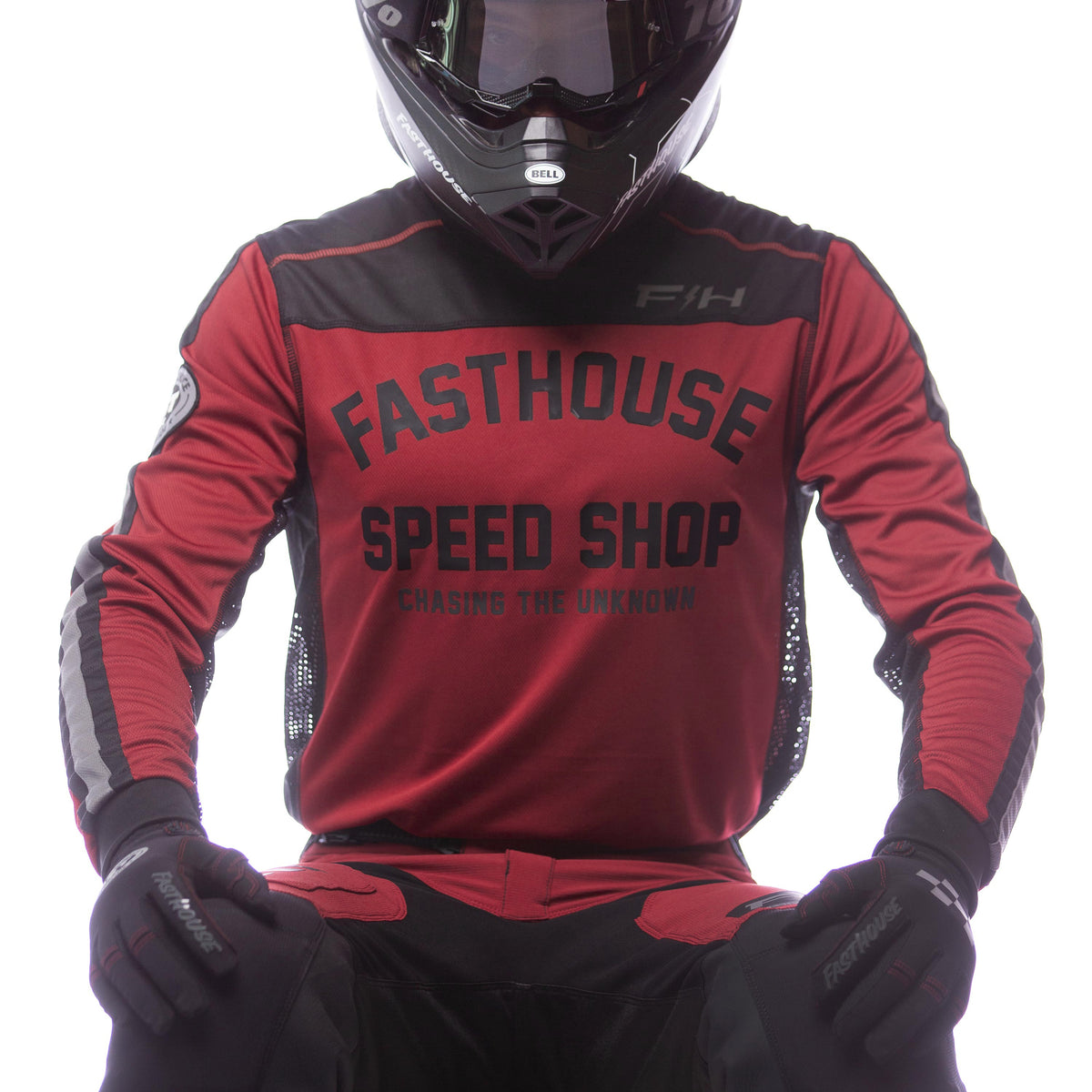 Sanguaro Petrol LS Jersey - Cardinal