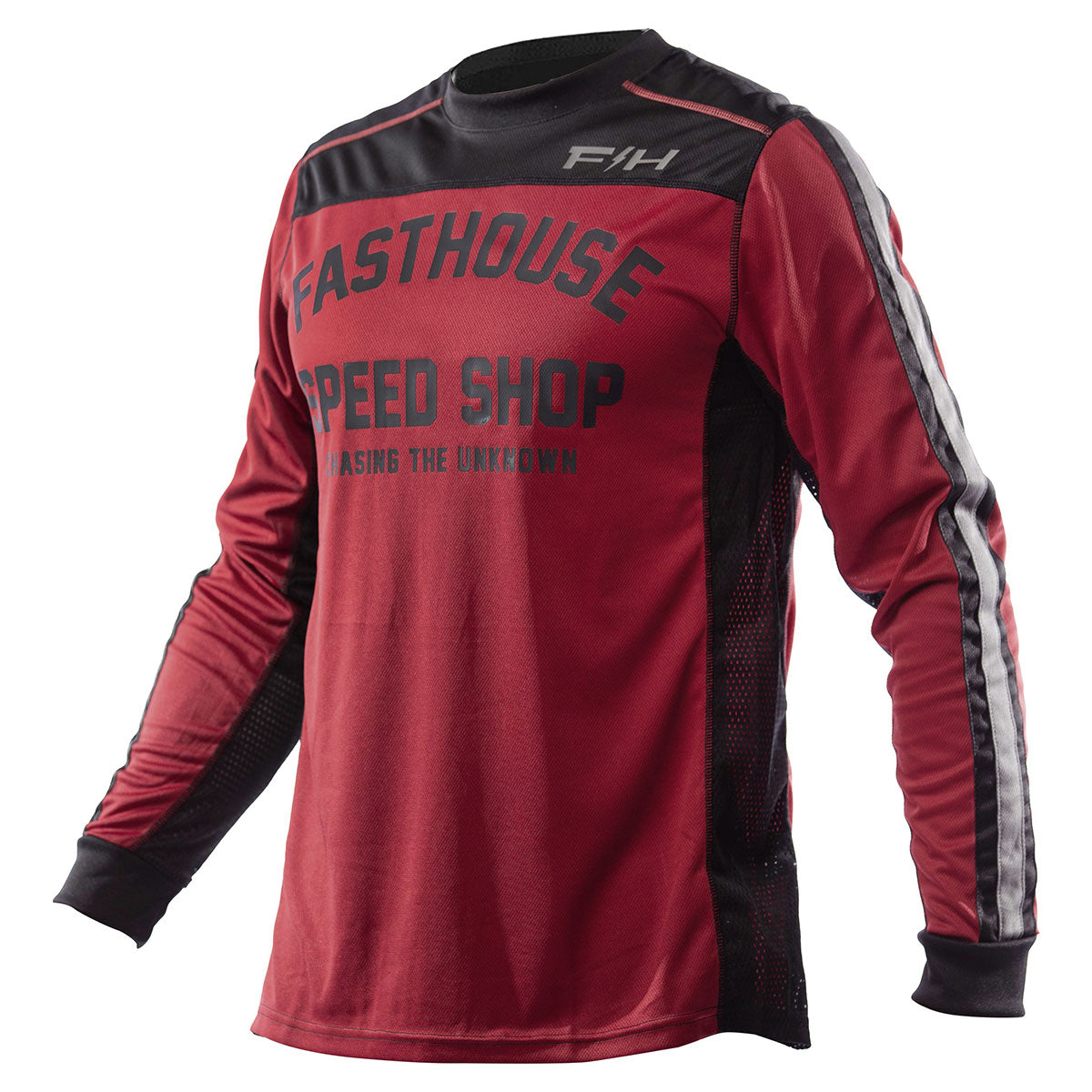Sanguaro Petrol LS Jersey - Cardinal
