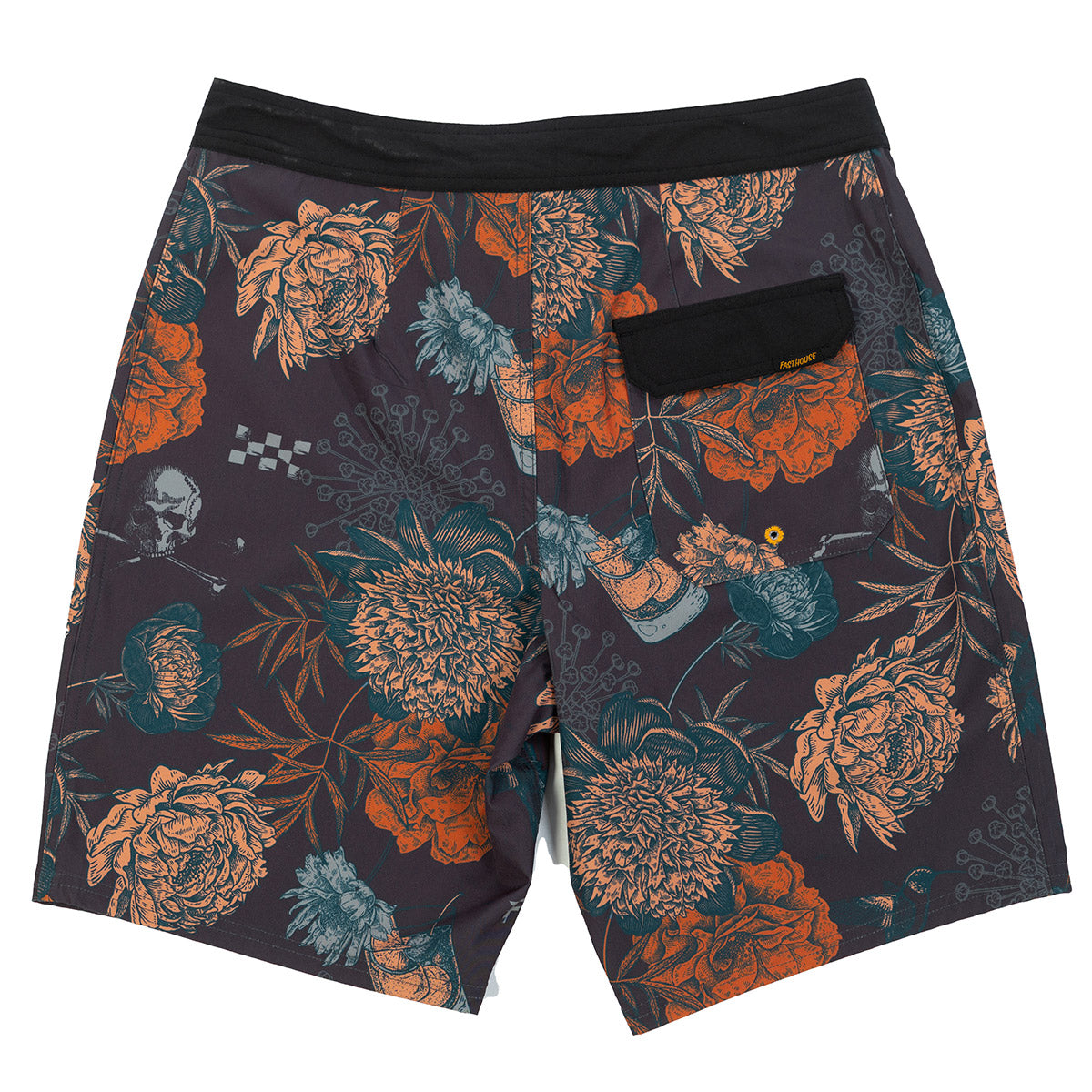 Scene 19" Boardshort - Vintage Black