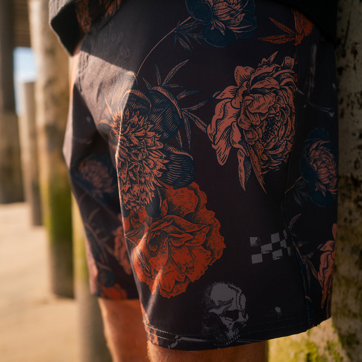 Scene 19" Boardshort - Vintage Black