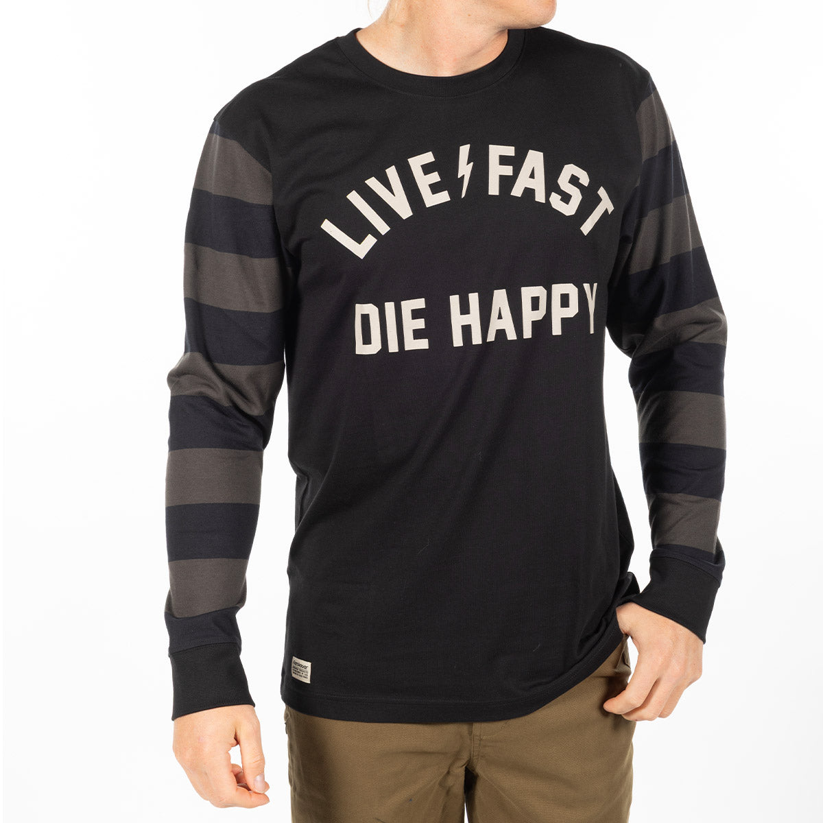Sherwin Yarn Dye LS Tee - Black