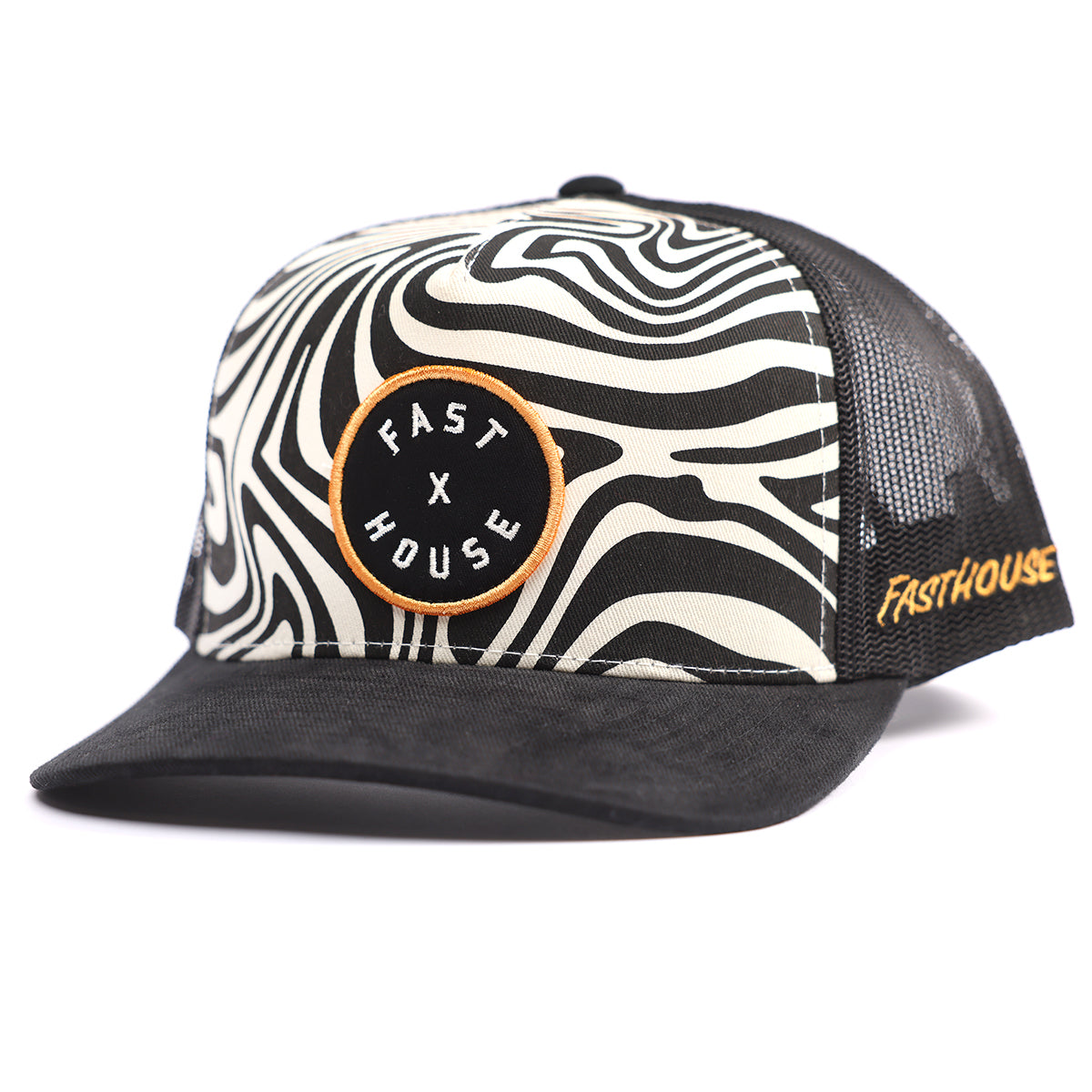 Smoke Show Hat - Black/White Swirl