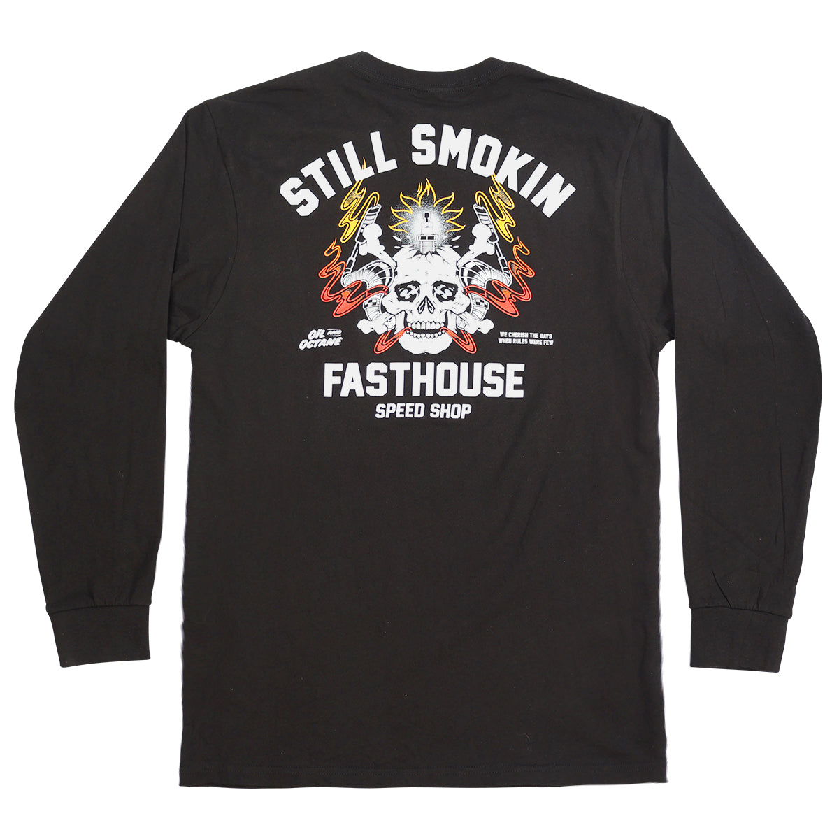 Smoke & Octane Long Sleeve Tee - Black