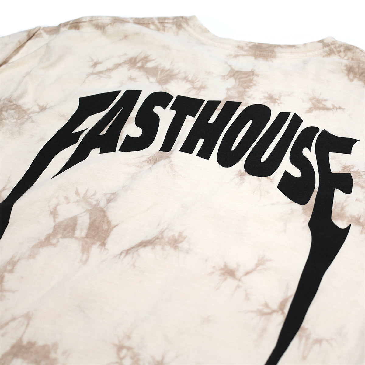 Snakebite Tie Dye Long Sleeve Tee - Natural