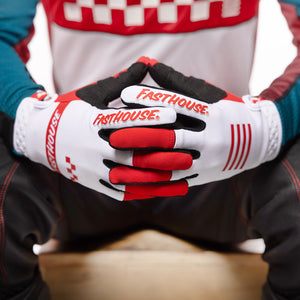 Speed Style Mod Youth Glove - Red/White