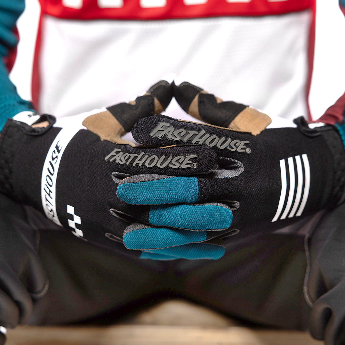 Speed Style Mod Glove - White/Black/Marine