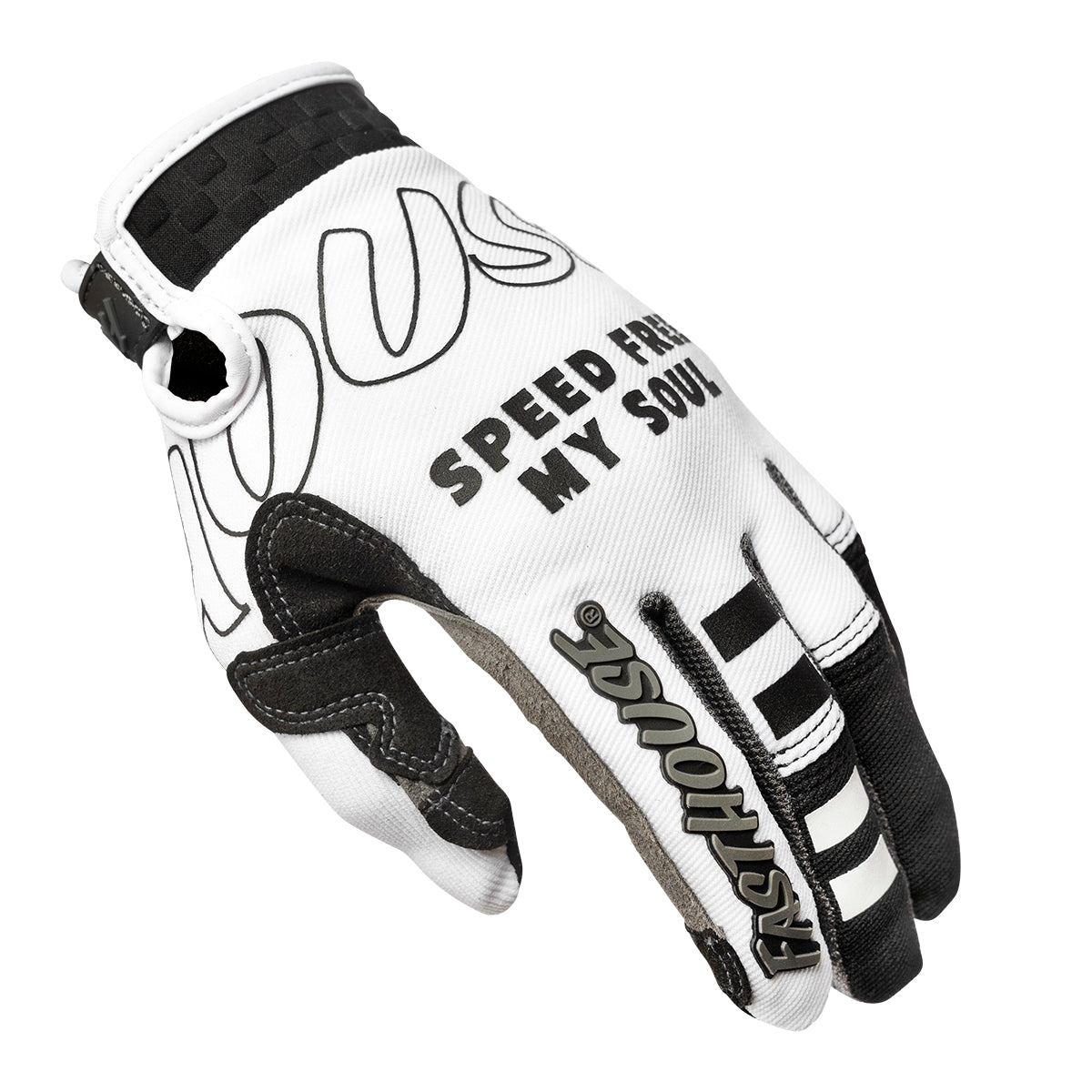 Speed Style Riot Glove - White/Black